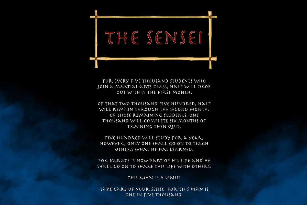 the sensei